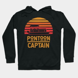 Funny Pontoon Boat Captain Gift For Pontoon Owner Hoodie